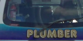 Proud Plumber Gets A "Vanity" Plate